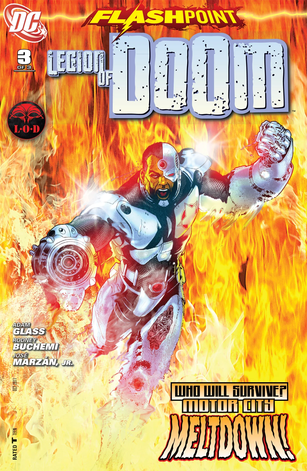 Flashpoint: The Legion of Doom #3 (DC, 2011 — Cover A) cover